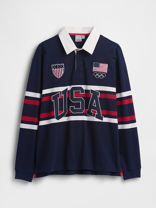 Image number 7 showing, Adult Team USA Rugby Shirt