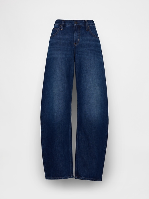 Image number 5 showing, Low Rise Barrel Jeans