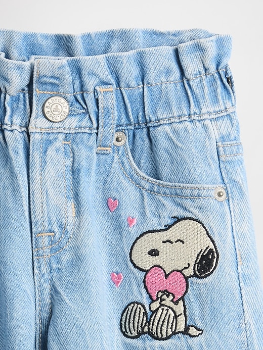Image number 4 showing, Baby & Toddler Snoopy Pull-On Horseshoe Jeans