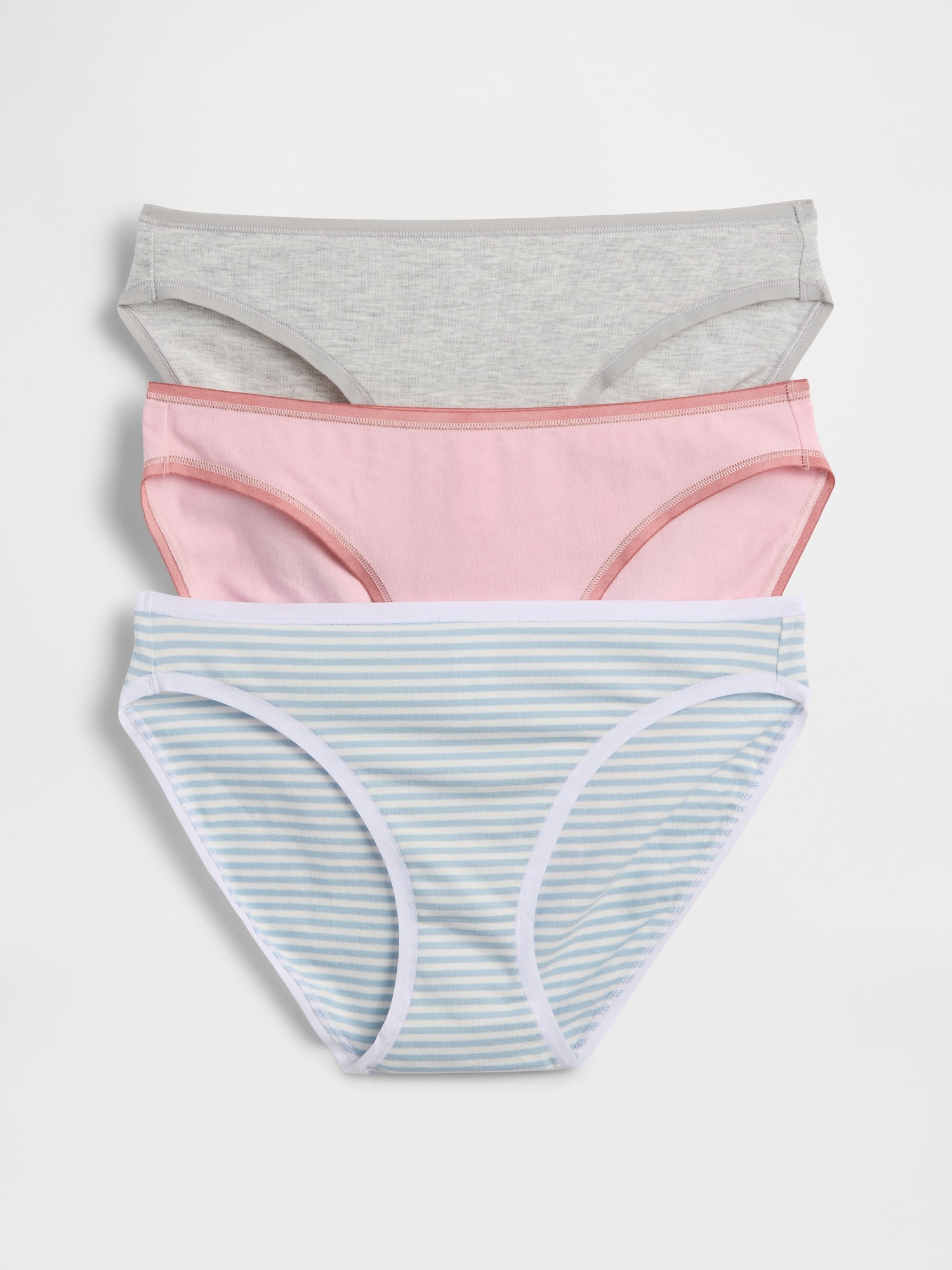 Organic Stretch Cotton Bikini (3-Pack