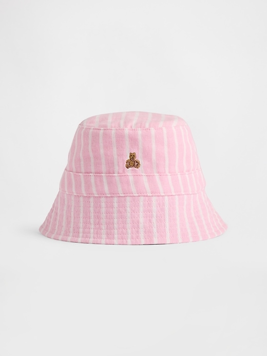 Image number 1 showing, Baby Cotton Gauze Stripe Bucket Hat