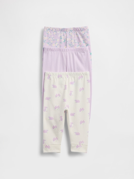 Image number 2 showing, Baby First Favorites Organic Cotton Pull-On Pants (3-Pack)