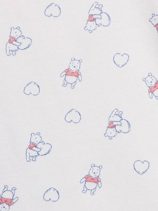 Image number 4 showing, Kids Winnie The Pooh Organic Brushed Cotton PJ Short Set