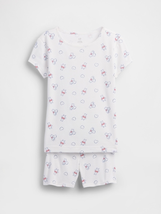 Image number 2 showing, Kids Winnie The Pooh Organic Brushed Cotton PJ Short Set
