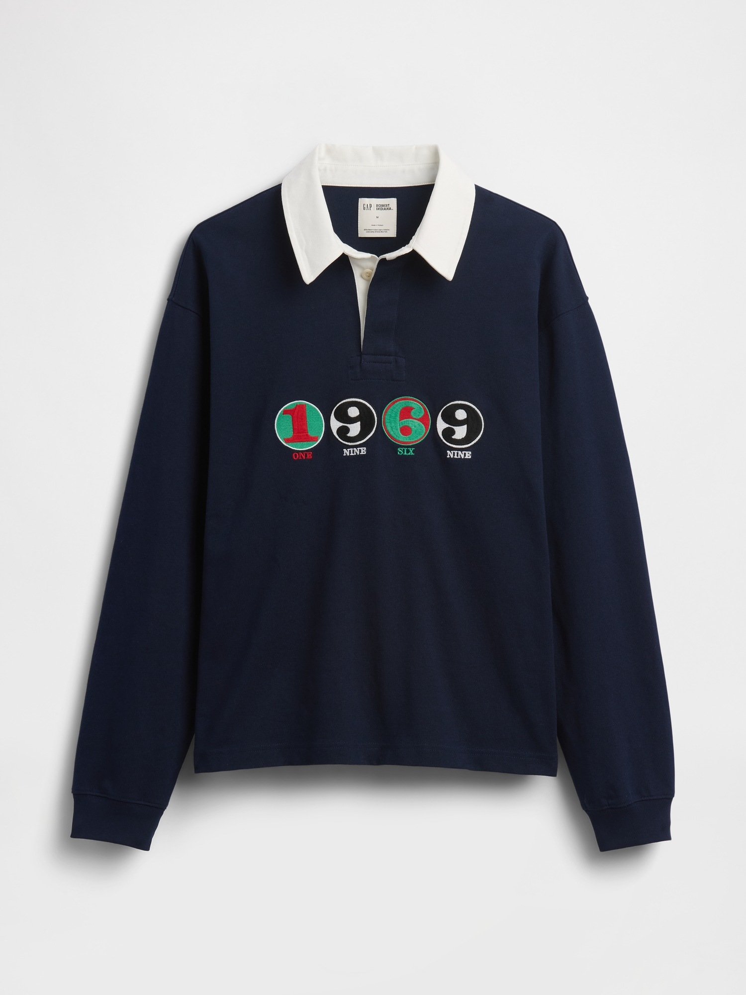Мужские рубашки Gap Robert Indiana 1969 Polo Shirt — фото 7