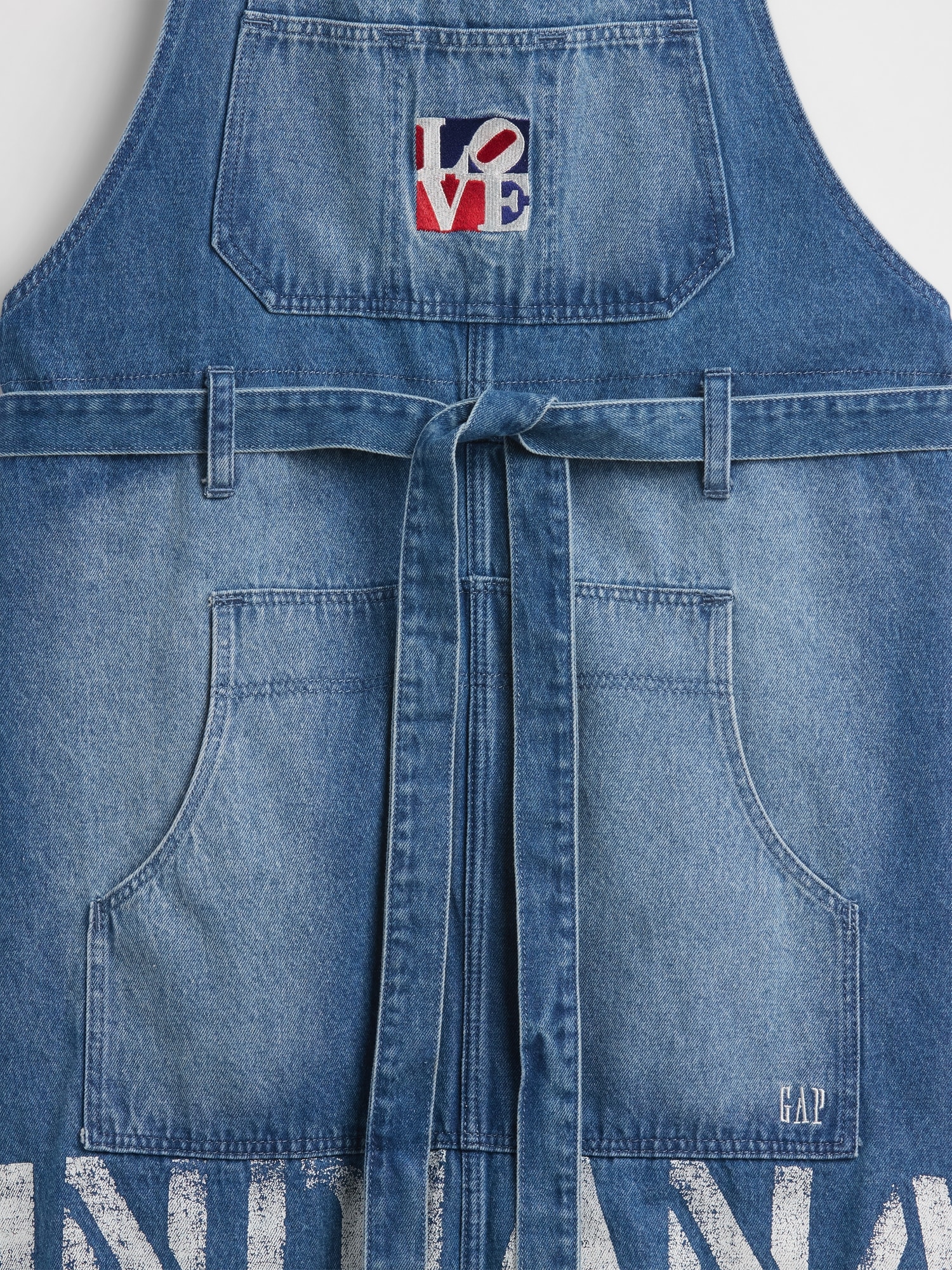 Robert Indiana LOVE Denim Apron