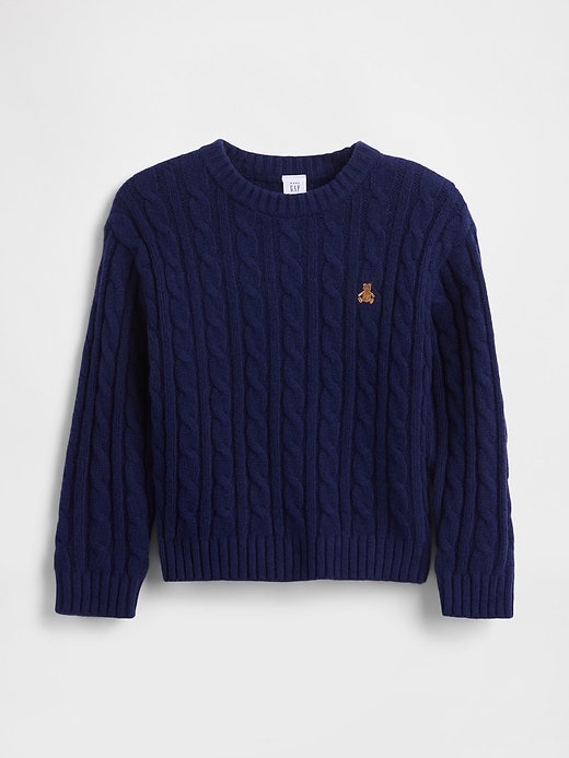 Image number 1 showing, Baby & Toddler CashSoft Cable-Knit Sweater