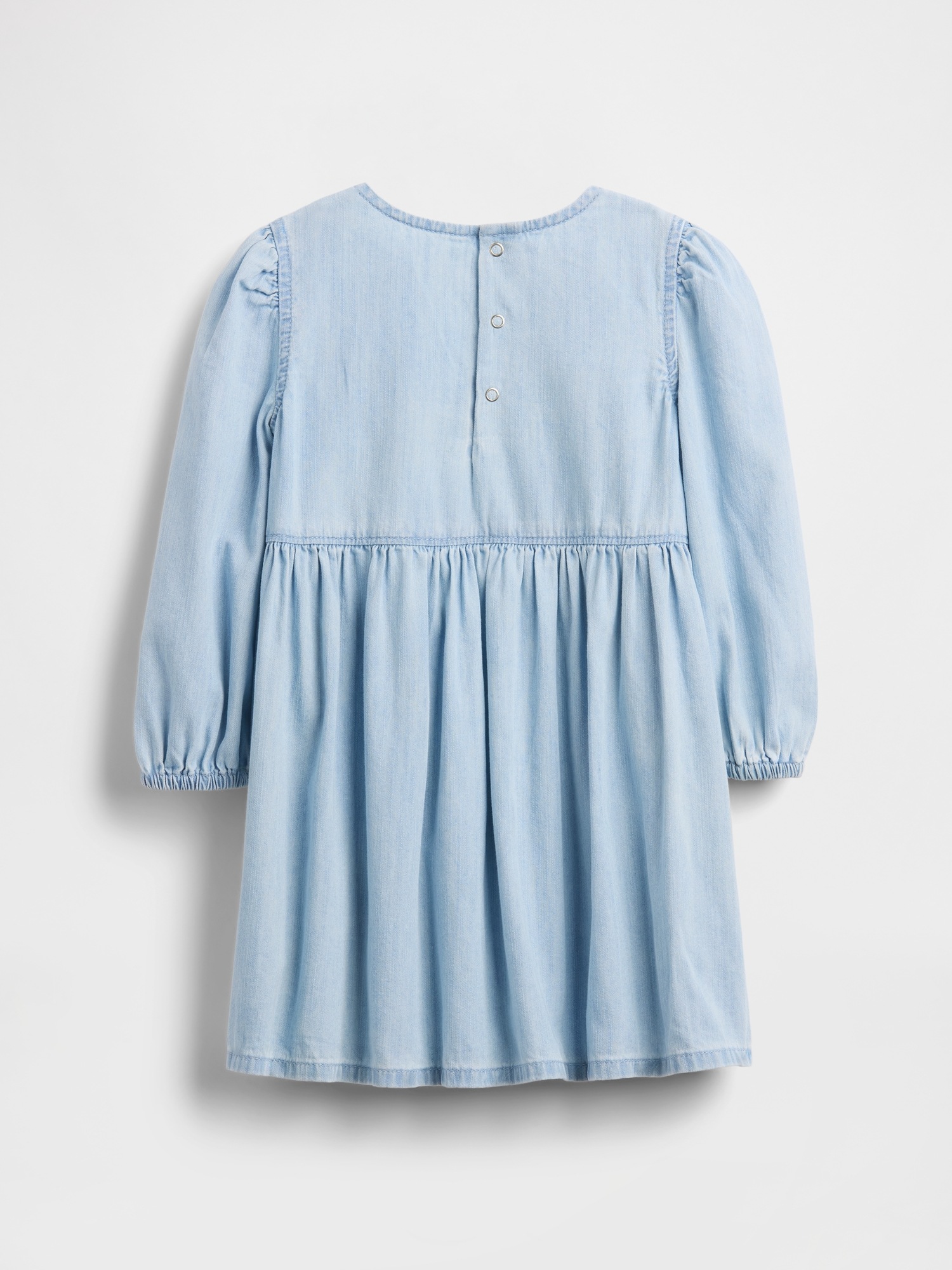 Детские платья Gap Baby & Toddler Denim Ruffle Heart Dress — фото 3
