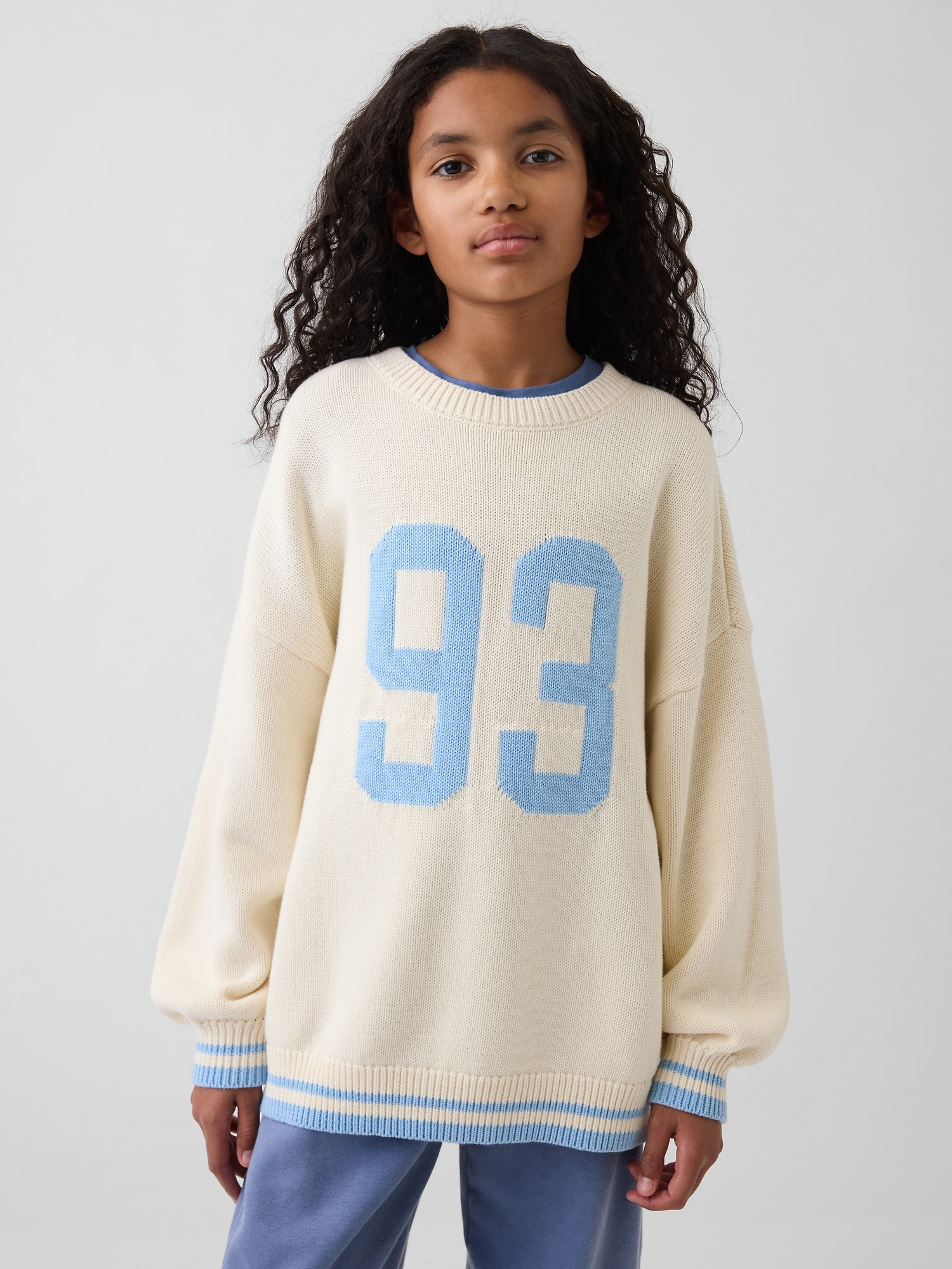 Kids Oversized Tunic Sweater