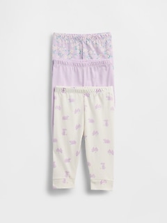 Baby First Favorites Organic Cotton Pull-On Pants (3-Pack)