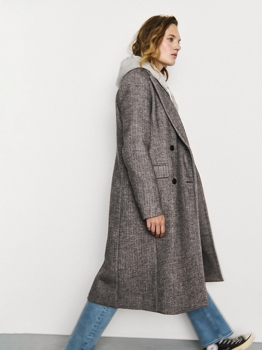 Image number 6 showing, Wool-Blend Chesterfield Coat