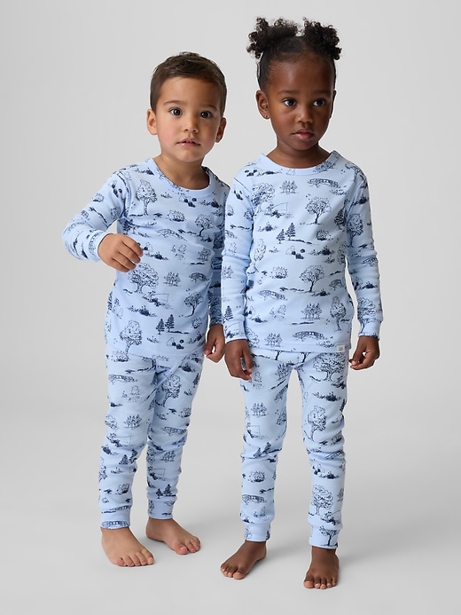 Image number 1 showing, Baby & Toddler Winnie The Pooh Organic Brushed Cotton PJ Set