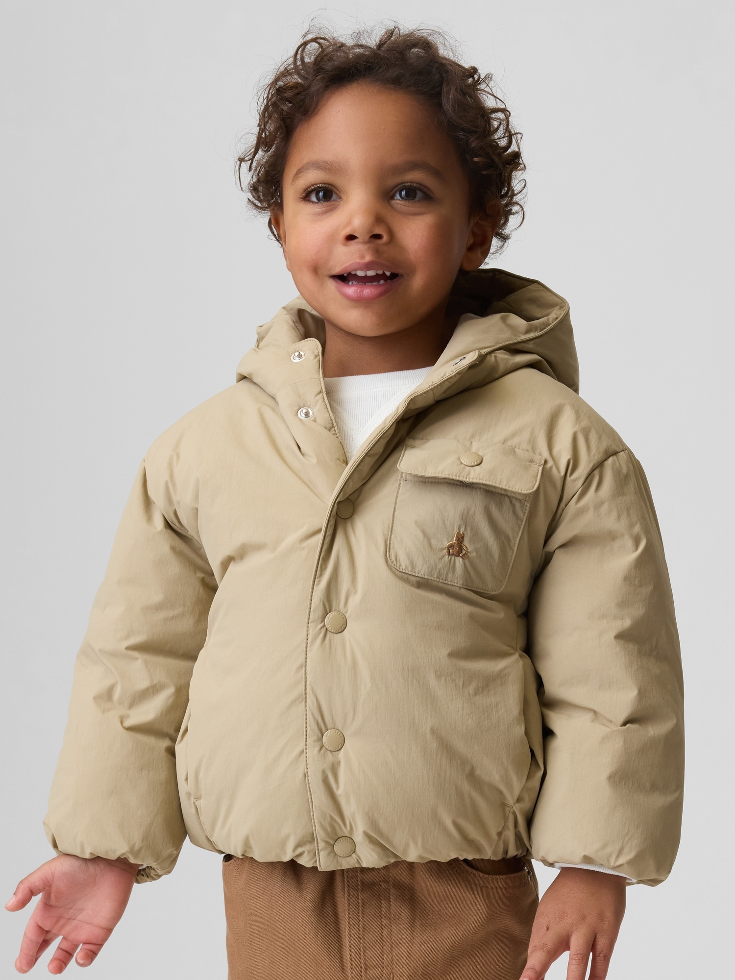 Baby & Toddler Bear Puffer Jacket