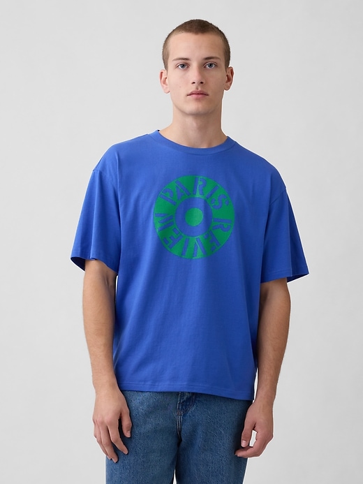 Image number 1 showing, Robert Indiana Oversized Graphic T-Shirt
