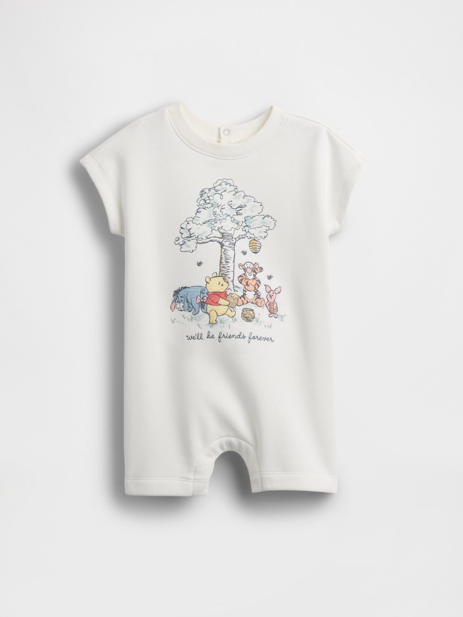 Baby Winnie The Pooh VintageSoft Shorty One-Piece