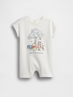 Baby Winnie The Pooh VintageSoft Shorty One-Piece
