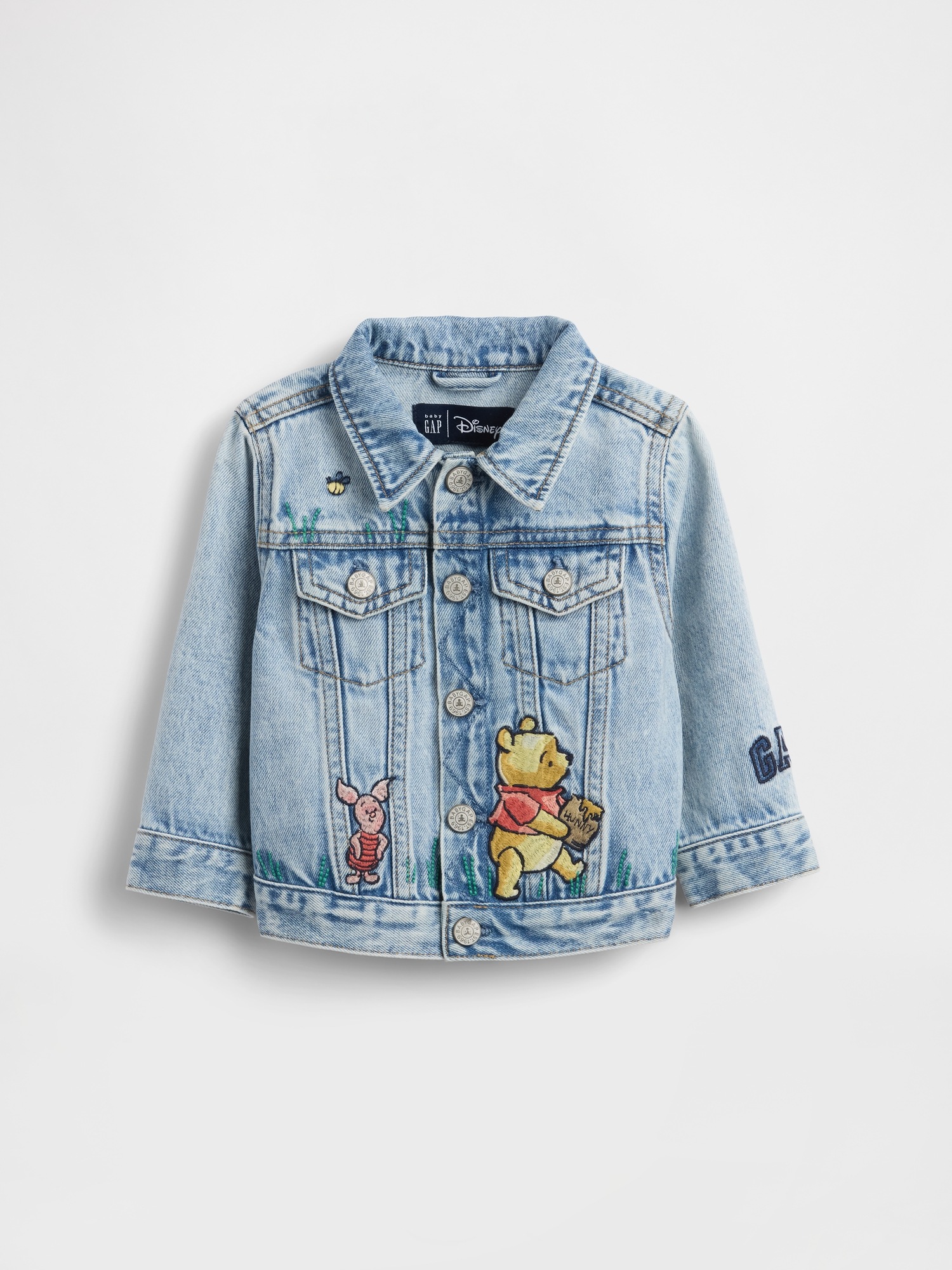 Детские куртки Gap Baby Winnie the Pooh Icon Denim Jacket