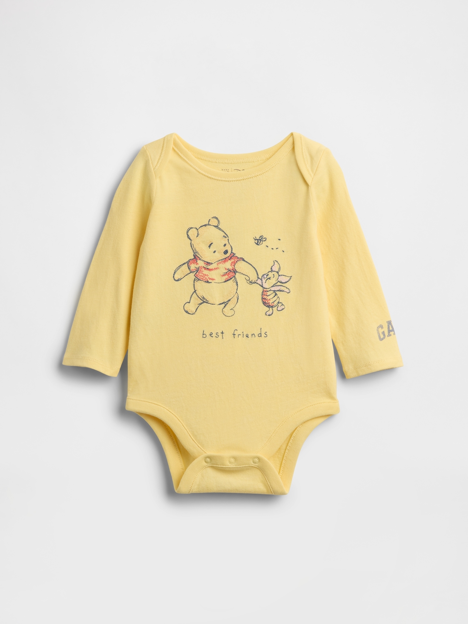 Baby Winnie The Pooh Organic Cotton Bodysuit