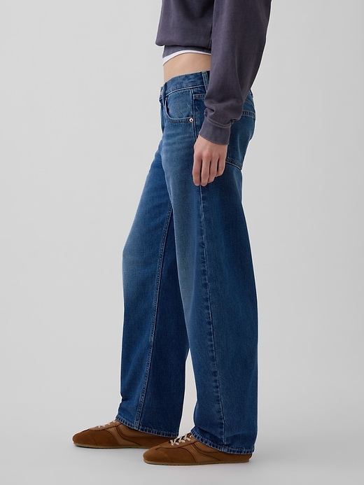 Image number 3 showing, Low Rise Barrel Jeans