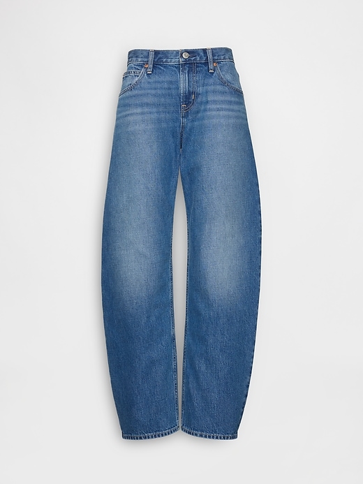 Image number 5 showing, Low Rise Barrel Jeans