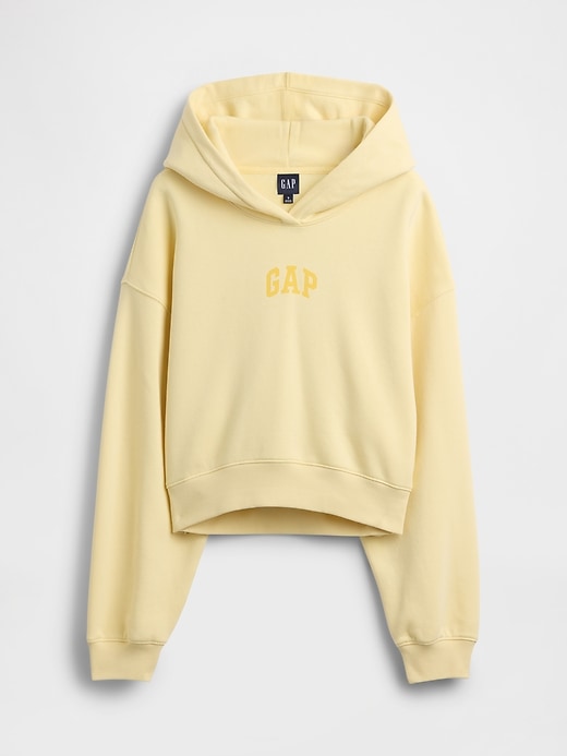 Image number 6 showing, VintageSoft Oversized Crop Logo Hoodie