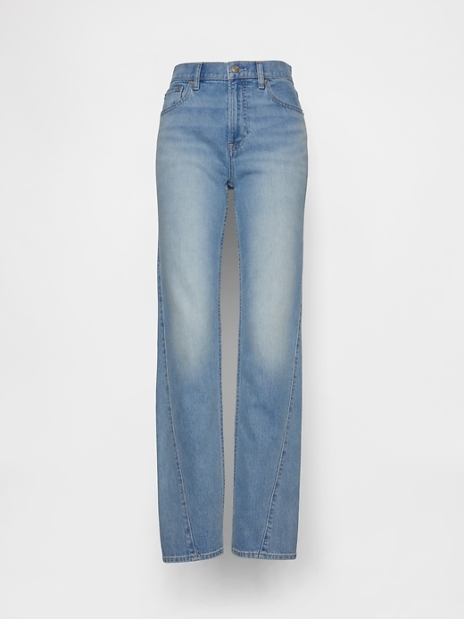 Image number 5 showing, High Rise Twisted-Seam '90s Slim Straight Jeans