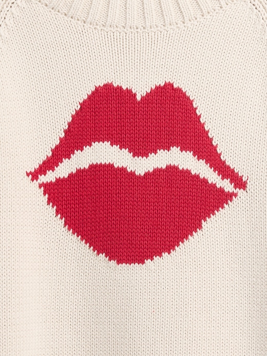 Image number 4 showing, 100% Cotton Kiss Raglan Sweater