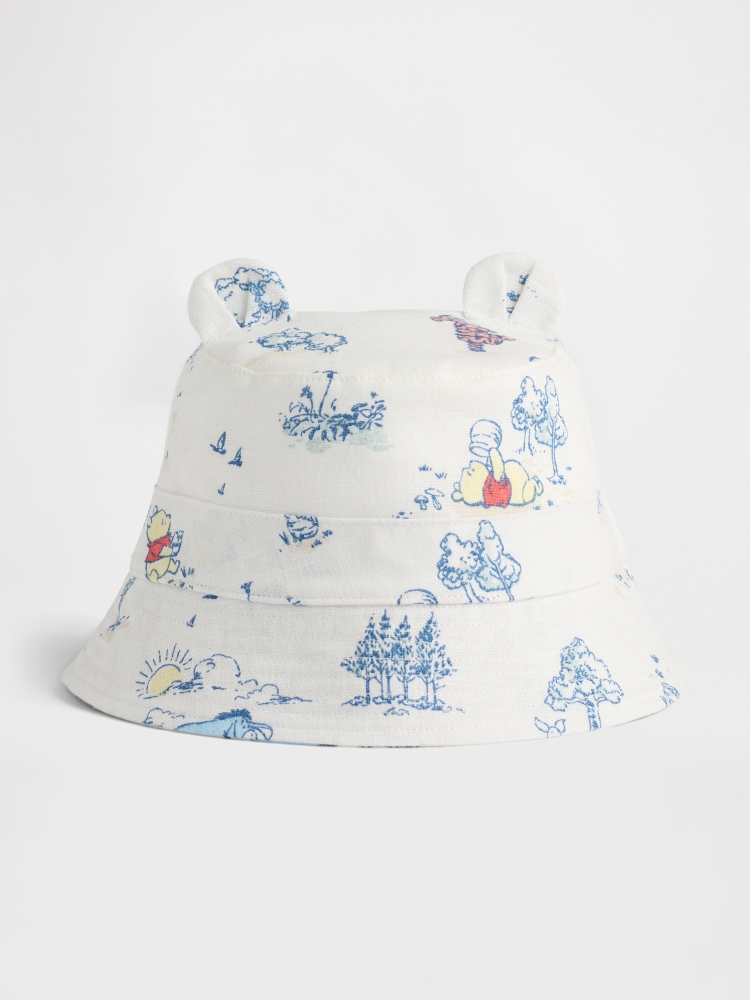 Baby Winnie The Pooh Cotton Gauze Bucket Hat