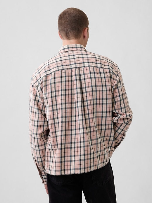 Image number 3 showing, Sunwashed Twill Straight-Hem Shirt