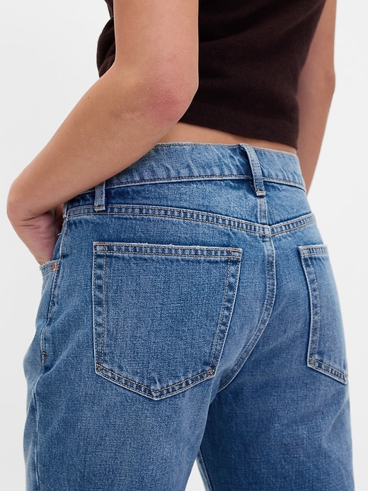 Image number 7 showing, Mid Rise Rigid Relaxed Flare Jeans