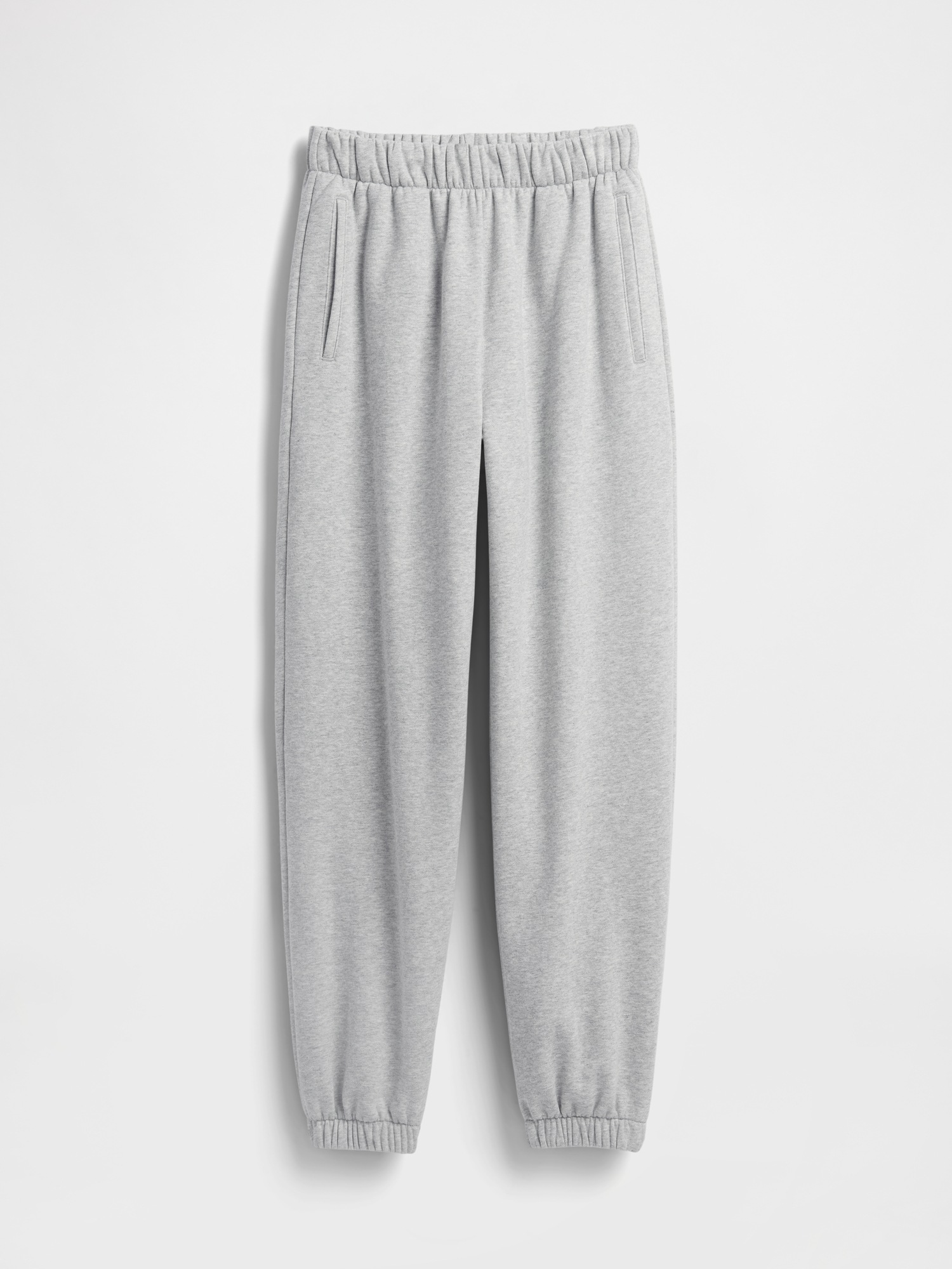 Женские брюки Gap High Rise VintageSoft Relaxed, цвет: Меланжевый серый — фото 5