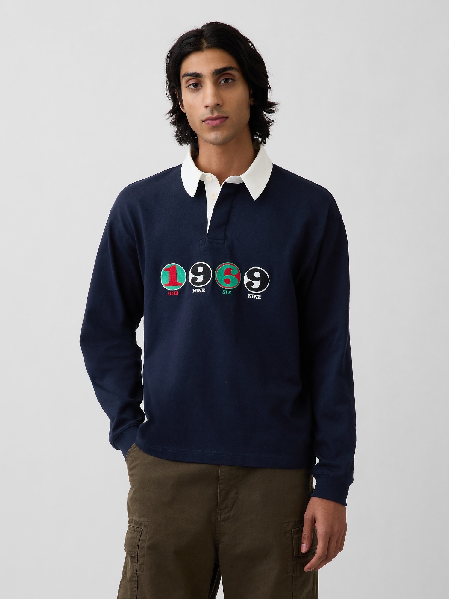 Мужские рубашки Gap Robert Indiana 1969 Polo Shirt