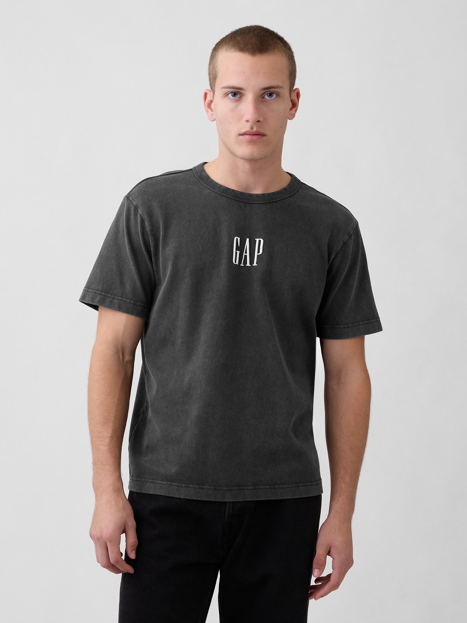 Мужские футболки Gap Heavyweight Relaxed Logo T-Shirt