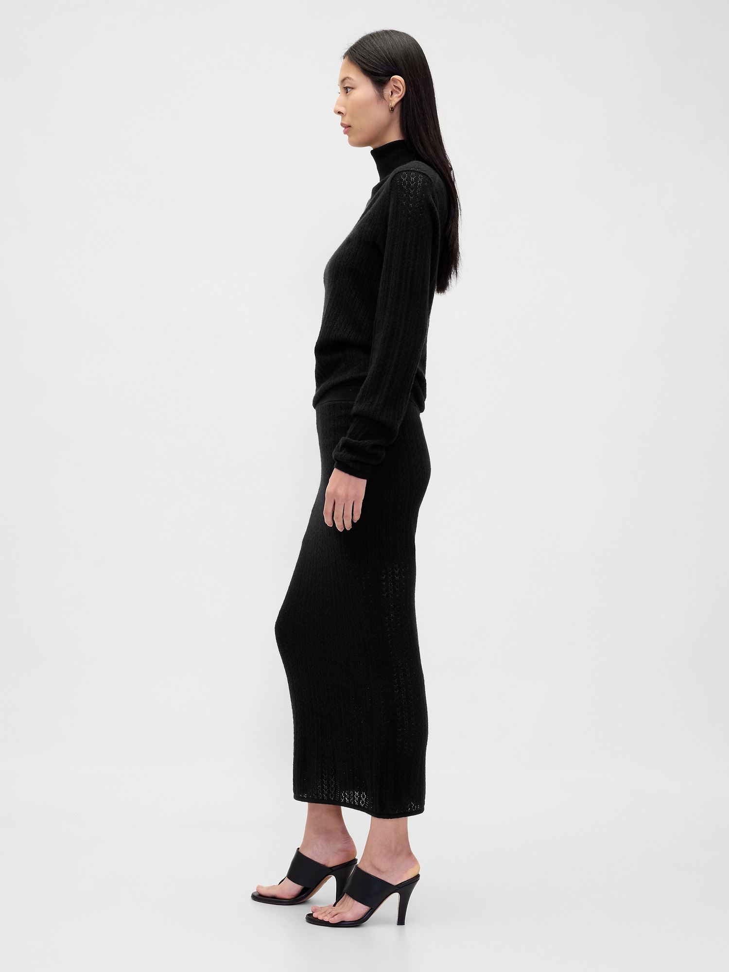 Женские юбки Gap Pointelle Maxi Skirt — фото 3