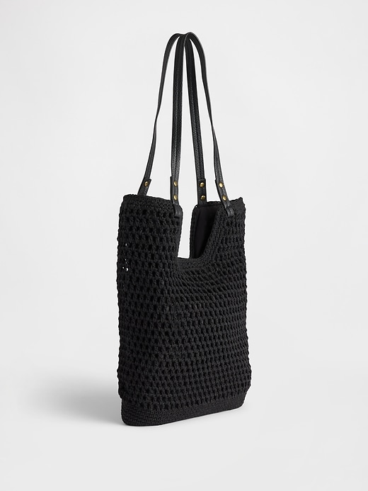 Image number 2 showing, Crochet Tote Bag