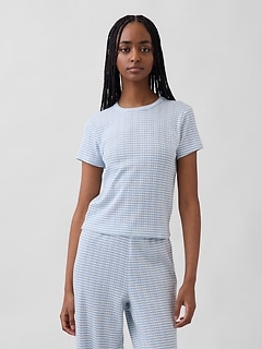 Pointelle PJ T-Shirt