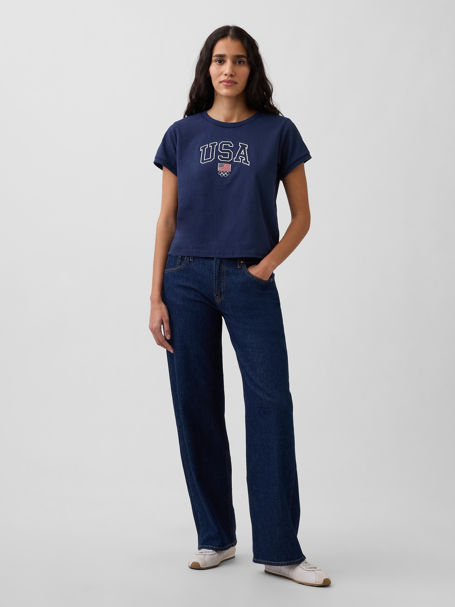 Team USA Crop T-Shirt