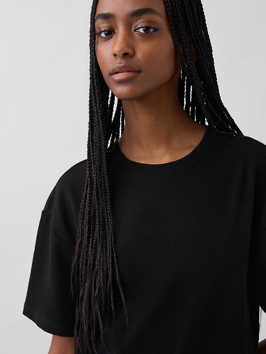 Image number 4 showing, Heavyweight Oversized Maxi T-Shirt Dress