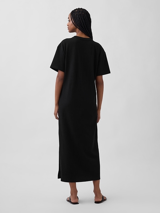 Image number 2 showing, Heavyweight Oversized Maxi T-Shirt Dress