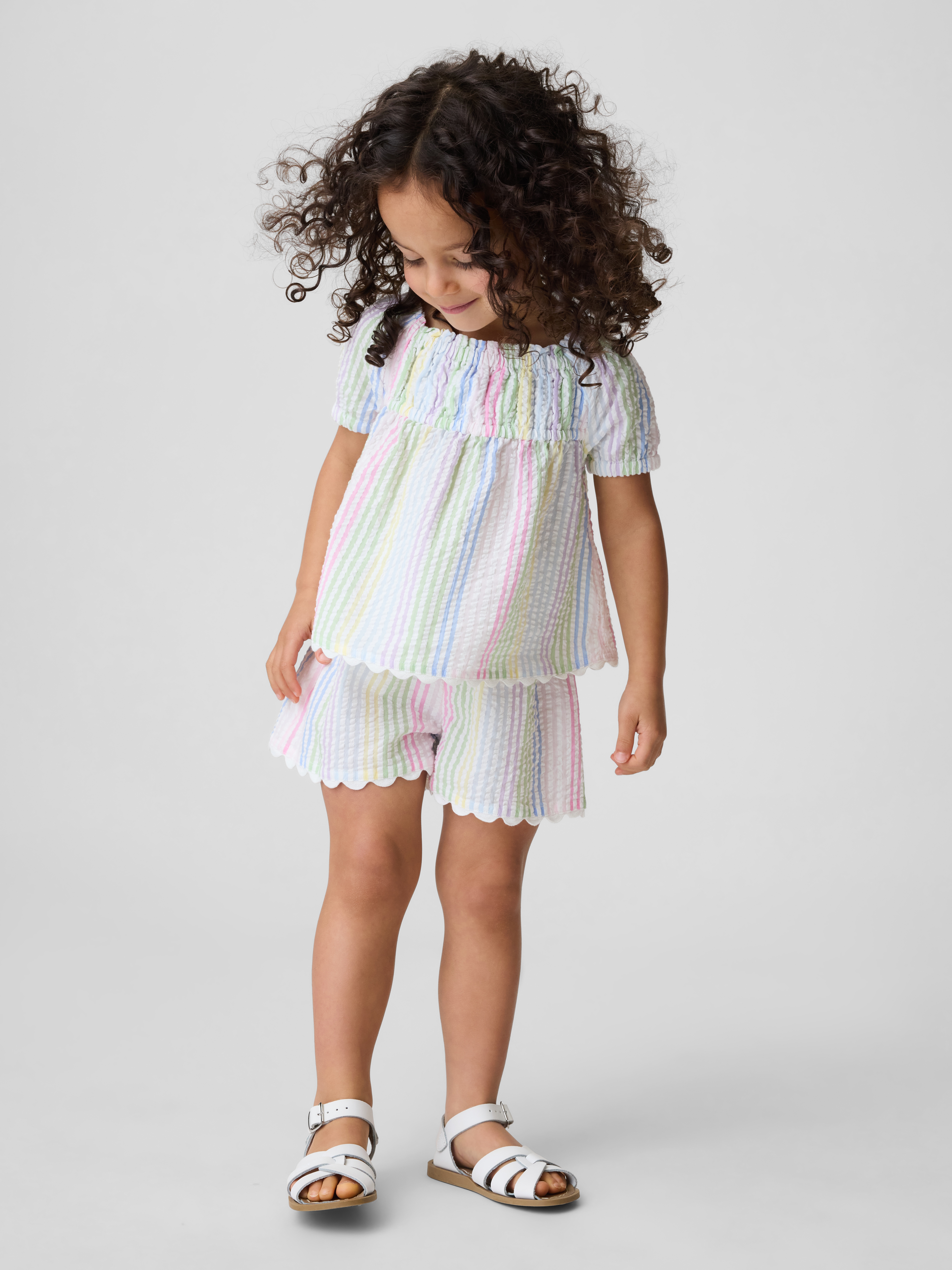 Baby & Toddler Seersucker Stripe Outfit Set