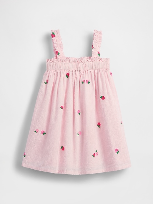 Image number 2 showing, Baby & Toddler Seersucker Embroidered Dress