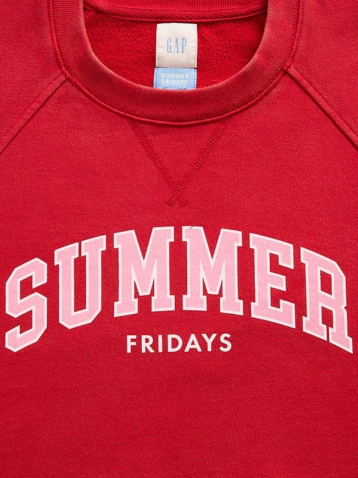 Image number 5 showing, Gap × Summer Fridays Oversized Raglan Logo Sweatshirt