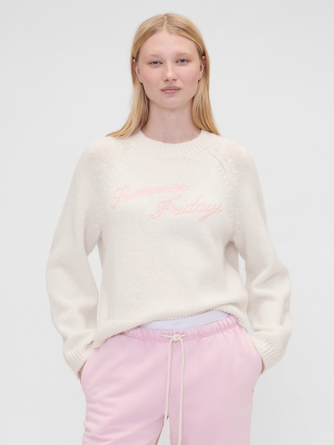 Gap × Summer Fridays Oversized Logo Sweater