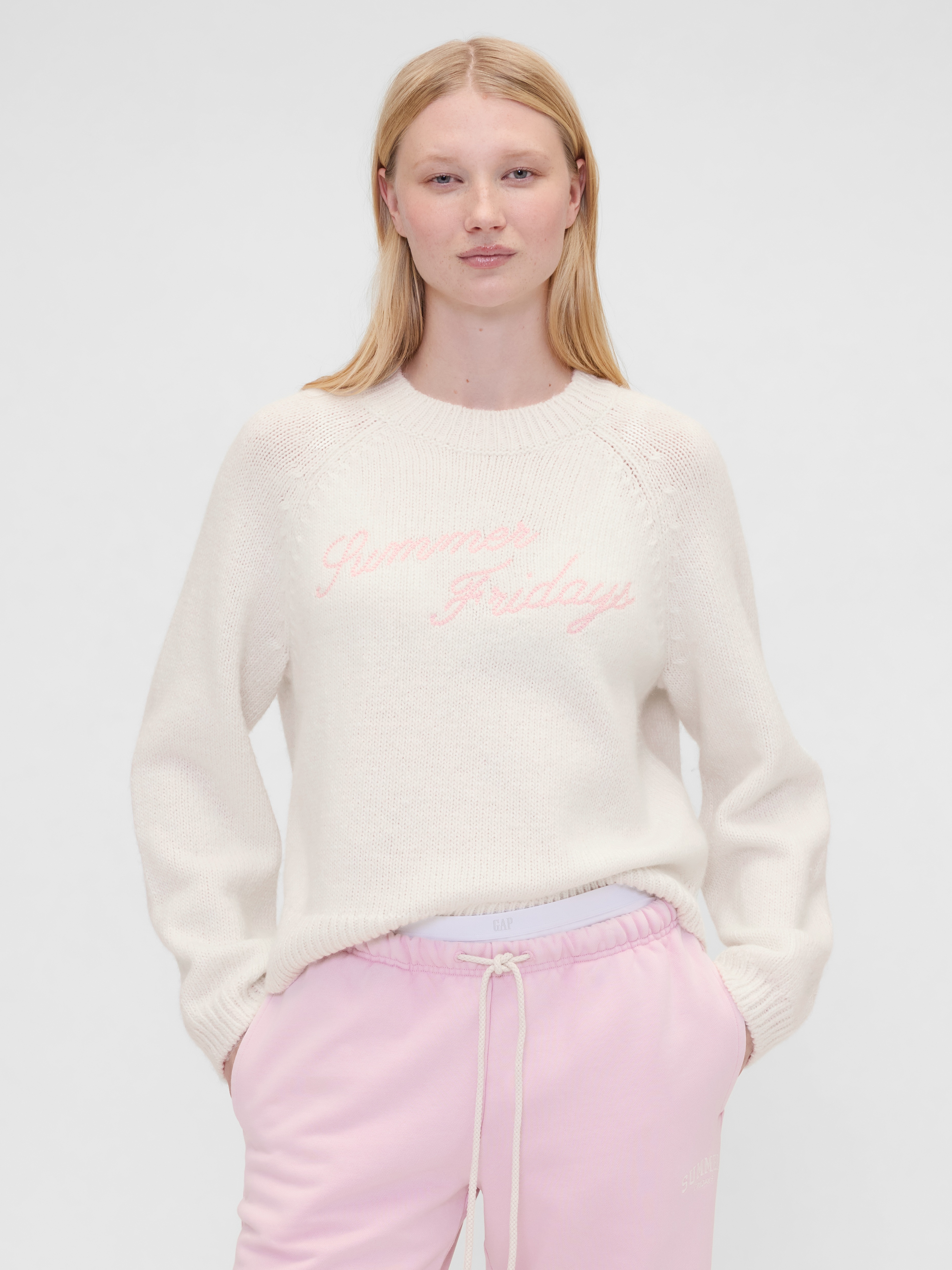 Gap × Summer Fridays Oversized Logo Sweater