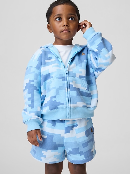 Image number 1 showing, Baby & Toddler VintageSoft Camo Zip Hoodie