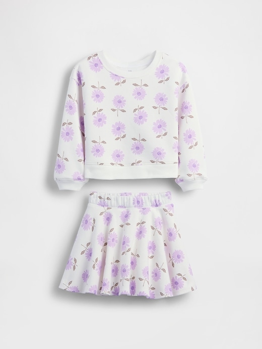 Image number 2 showing, Baby & Toddler VintageSoft Floral Skort Set