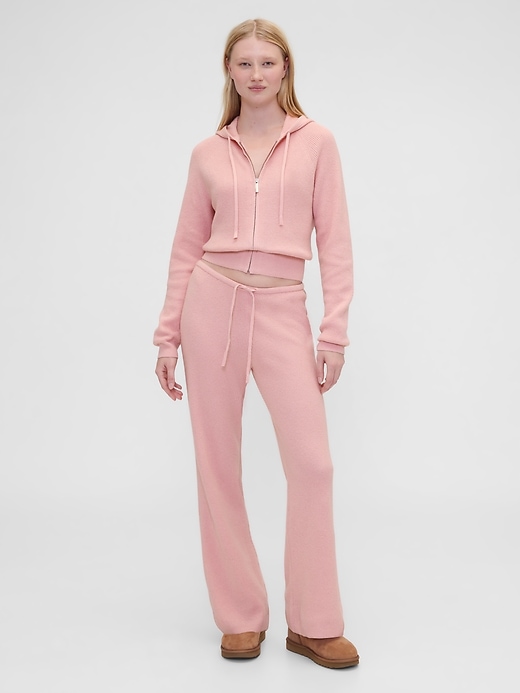 Image number 3 showing, Gap × Summer Fridays CashSoft Waffle Crop Hoodie