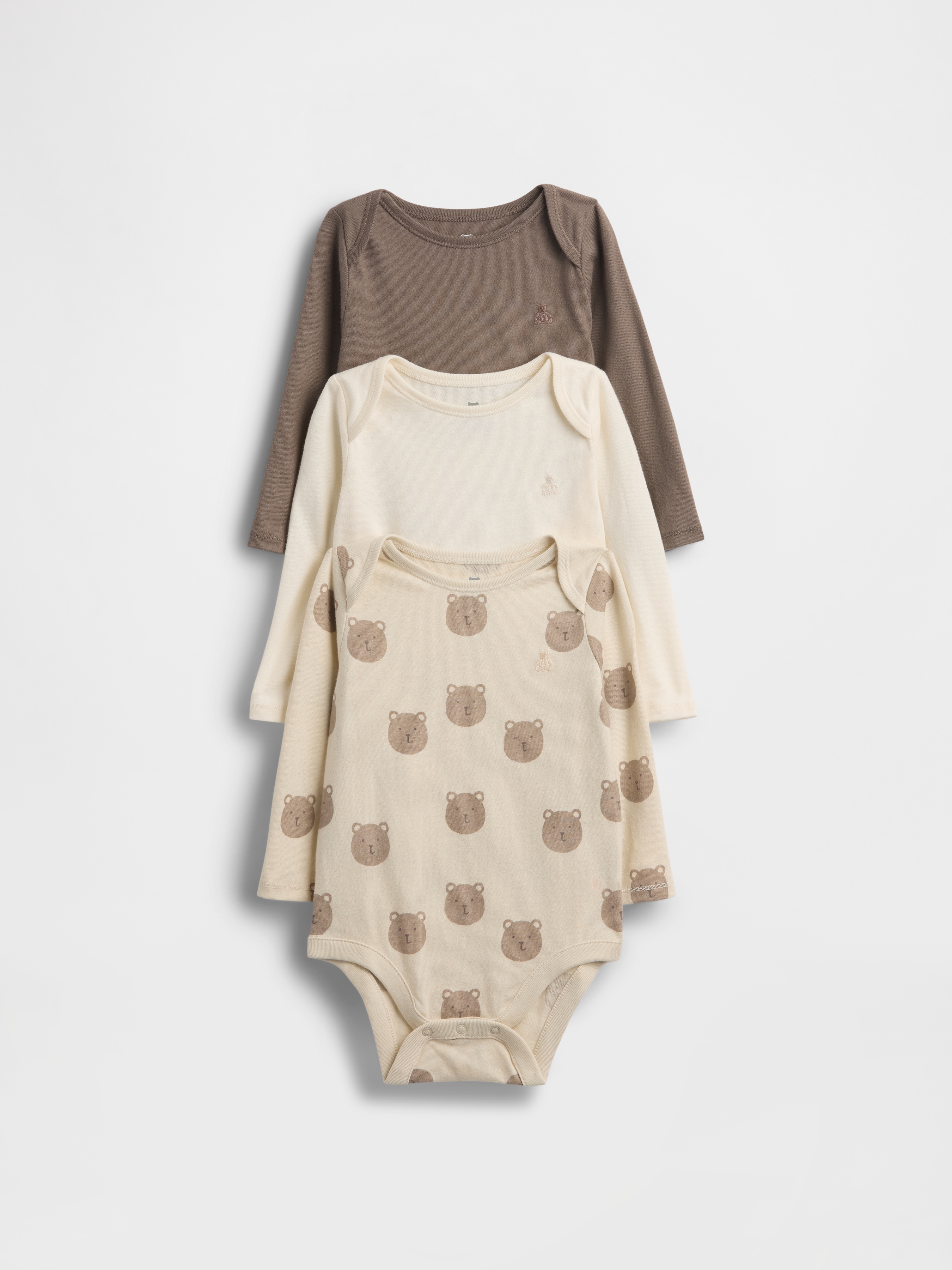 Baby First Favorites TinyRib Bodysuit (3-Pack)