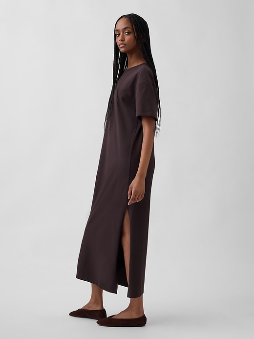 Image number 3 showing, Heavyweight Oversized Maxi T-Shirt Dress