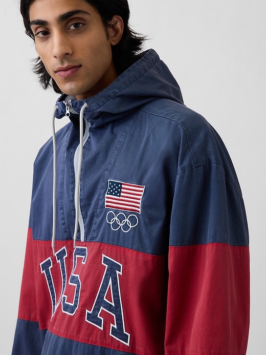 Image number 7 showing, Adult Team USA Oversized Anorak